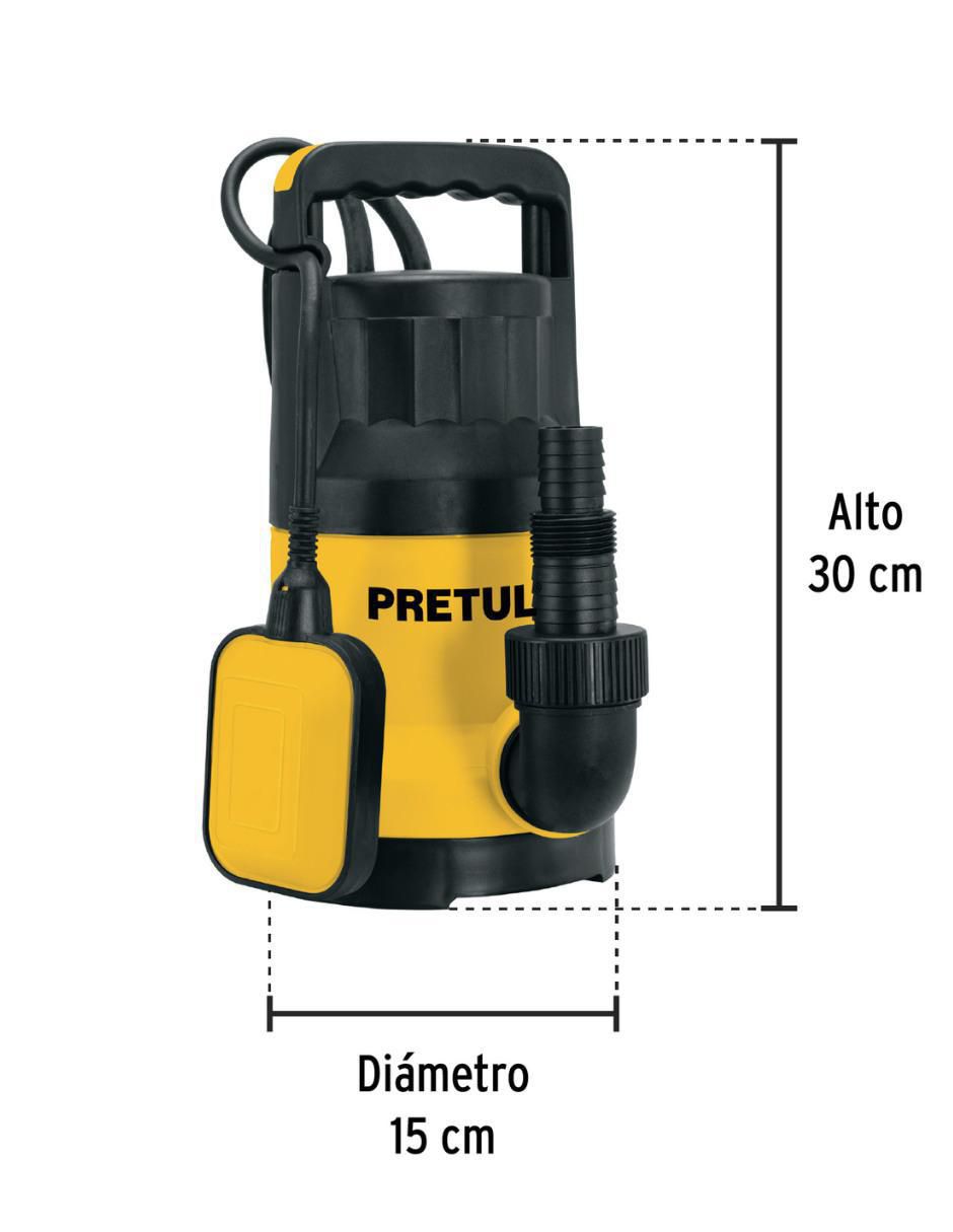 Bomba de agua sumergible 1 HP 4
