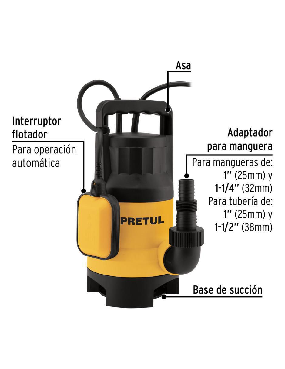 Bomba de agua sumergible 1 HP 2