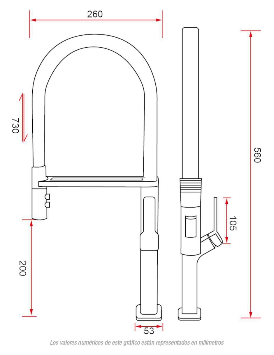 Llave mezcladora para cocina 7