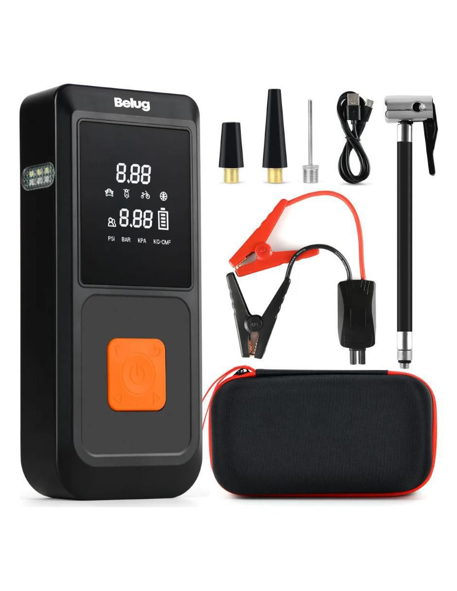 Estación de carga 3 en 1 de 100 W usb tipo c arrancador de batería multisusos