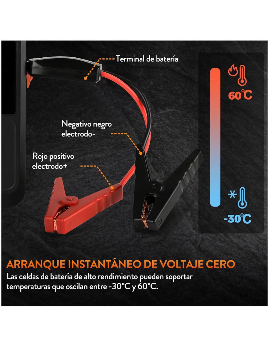 Estación de carga 3 en 1 de 100 W usb tipo c arrancador de batería multisusos 3