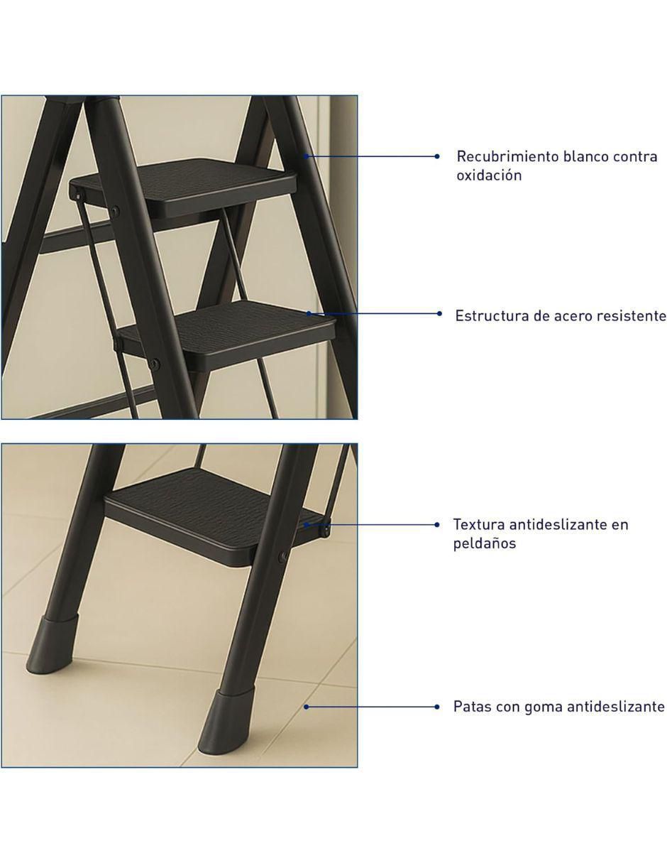 Escalera de tijera bluelander "de" mezcla de materiales