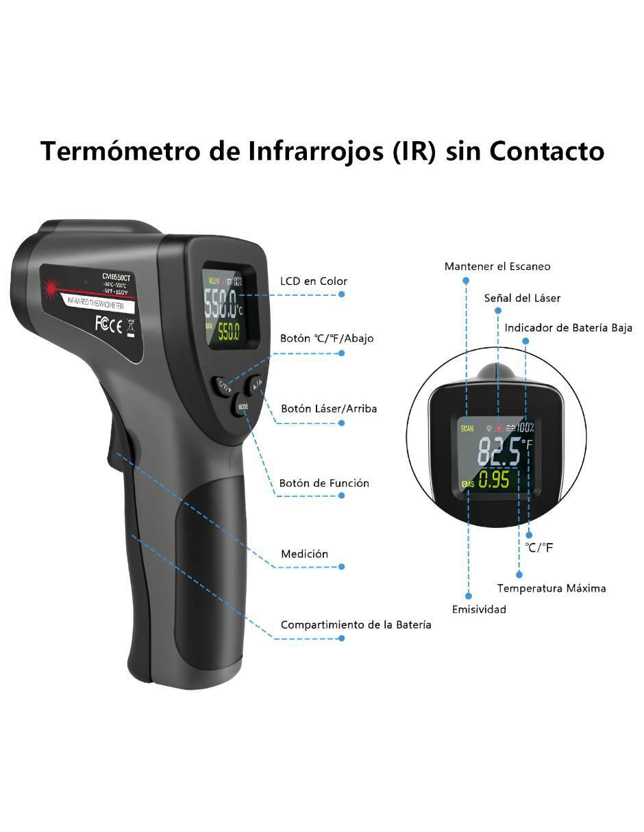 Termómetro láser 2
