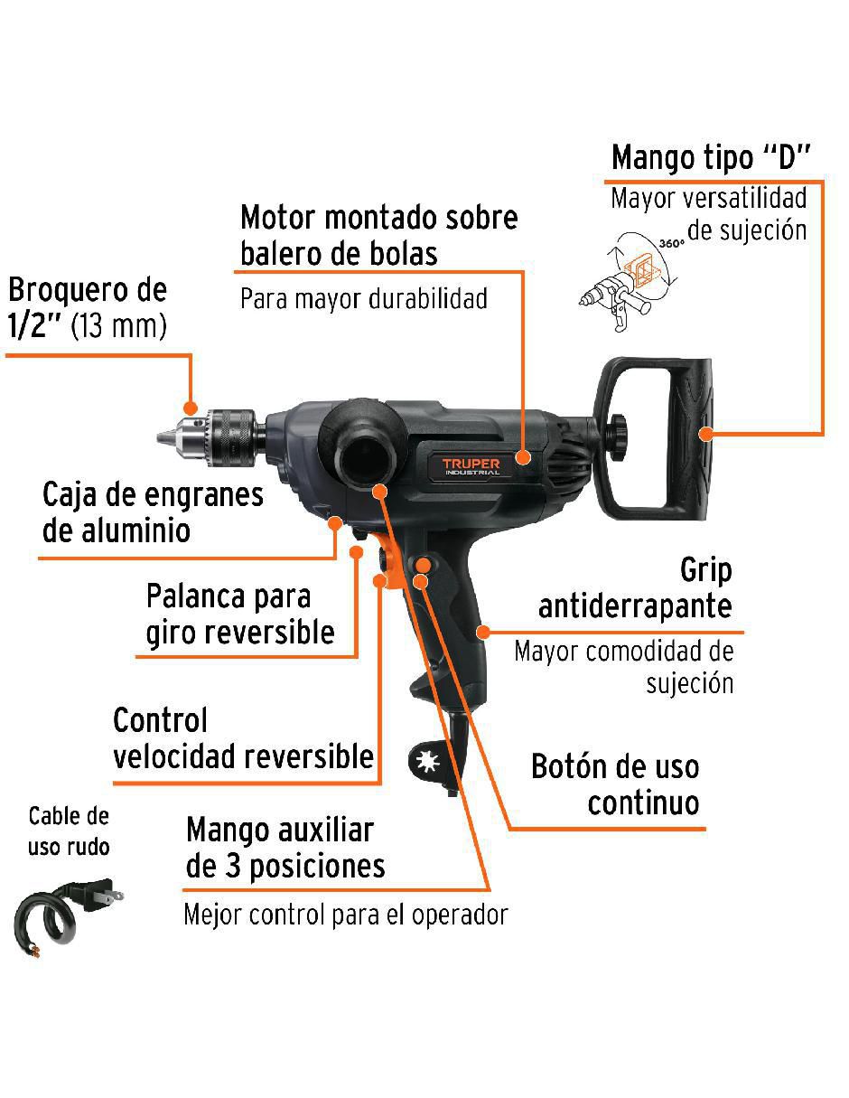 Taladro 16714 de 127 V 2