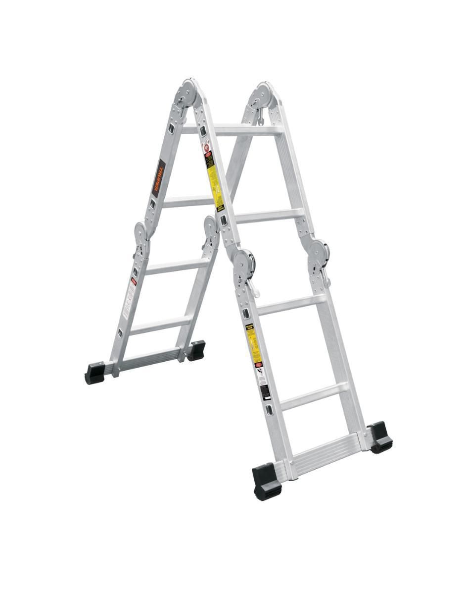 Escalera multipropósito de aluminio