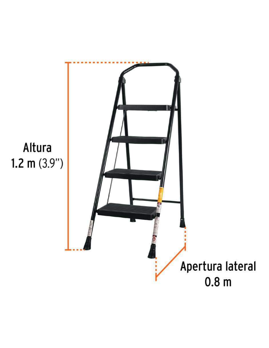 Escalera de tijera de acero 4