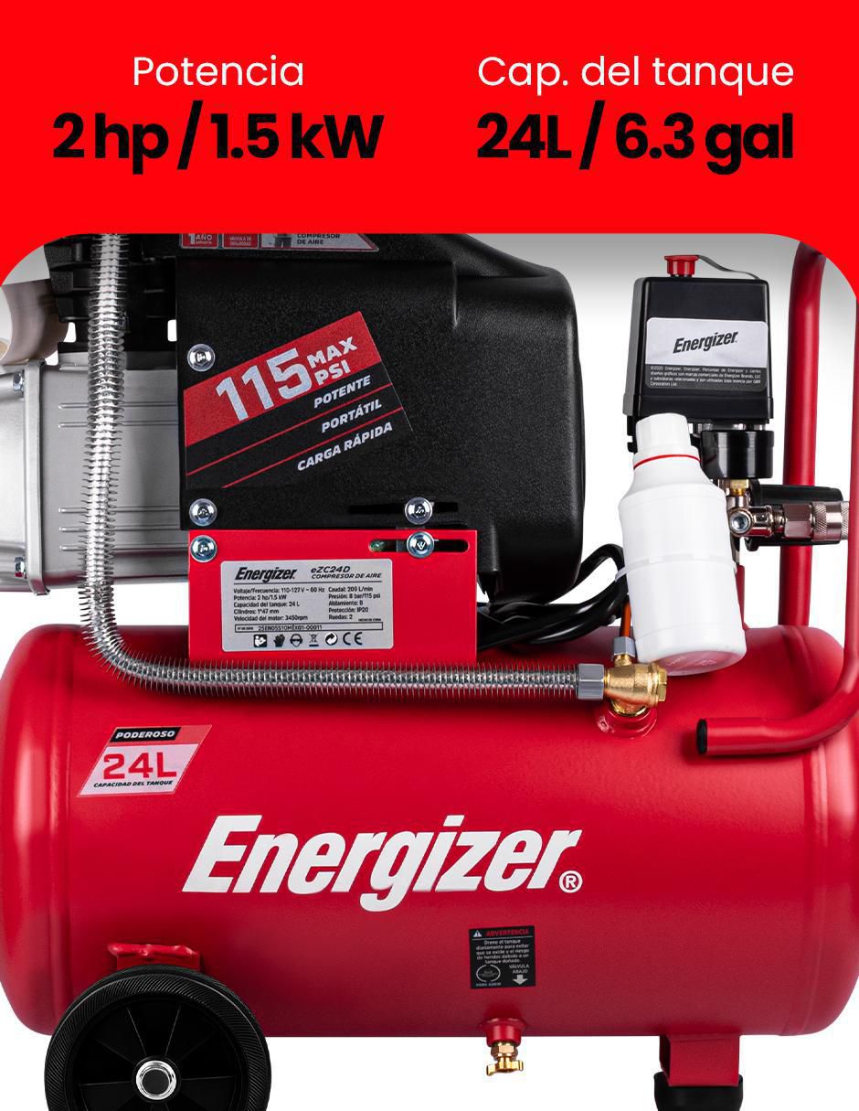 Compresor 24 L 2 hp 5
