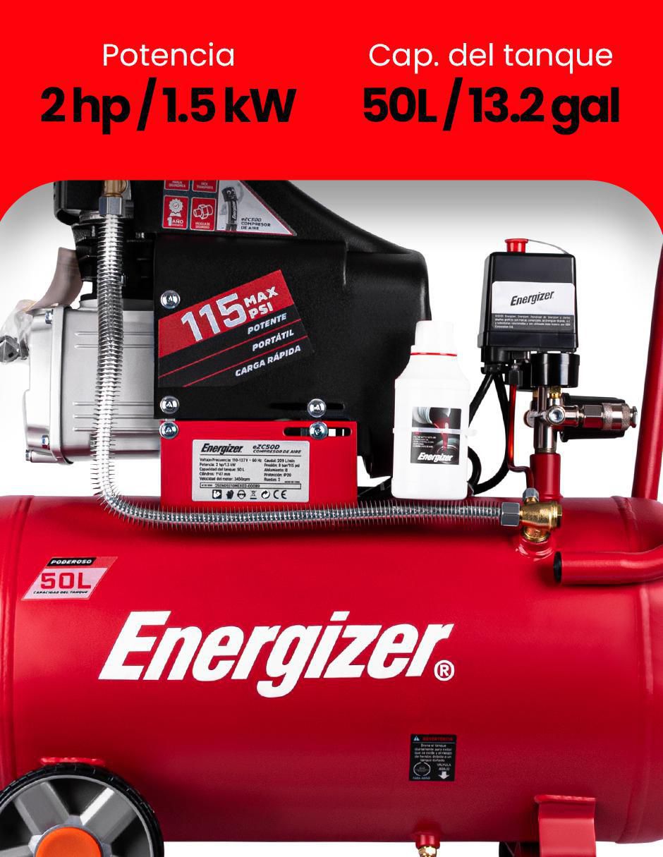 Compresor 50 L 2 hp 5