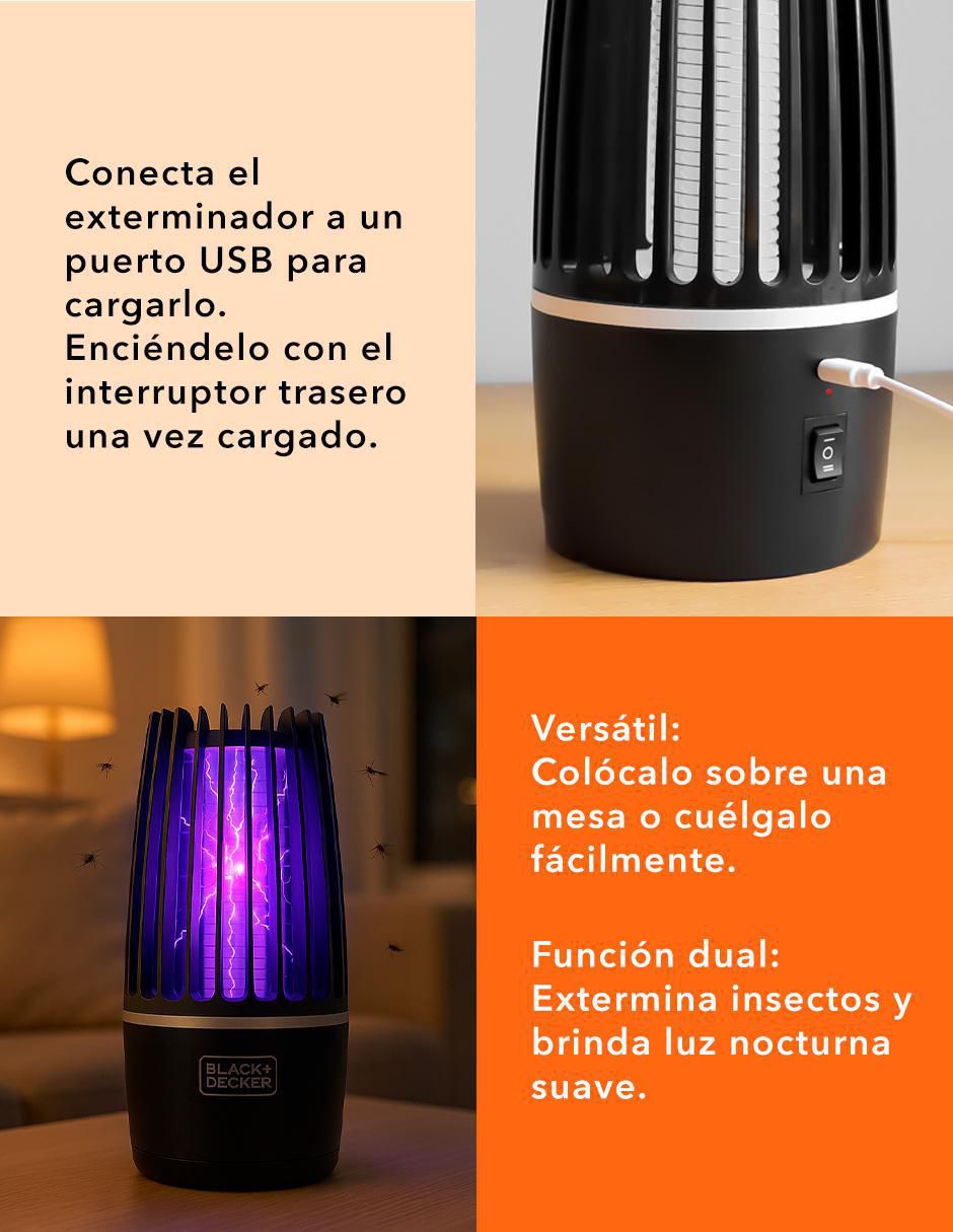 Lámpara led Exterminador eléctrico 7