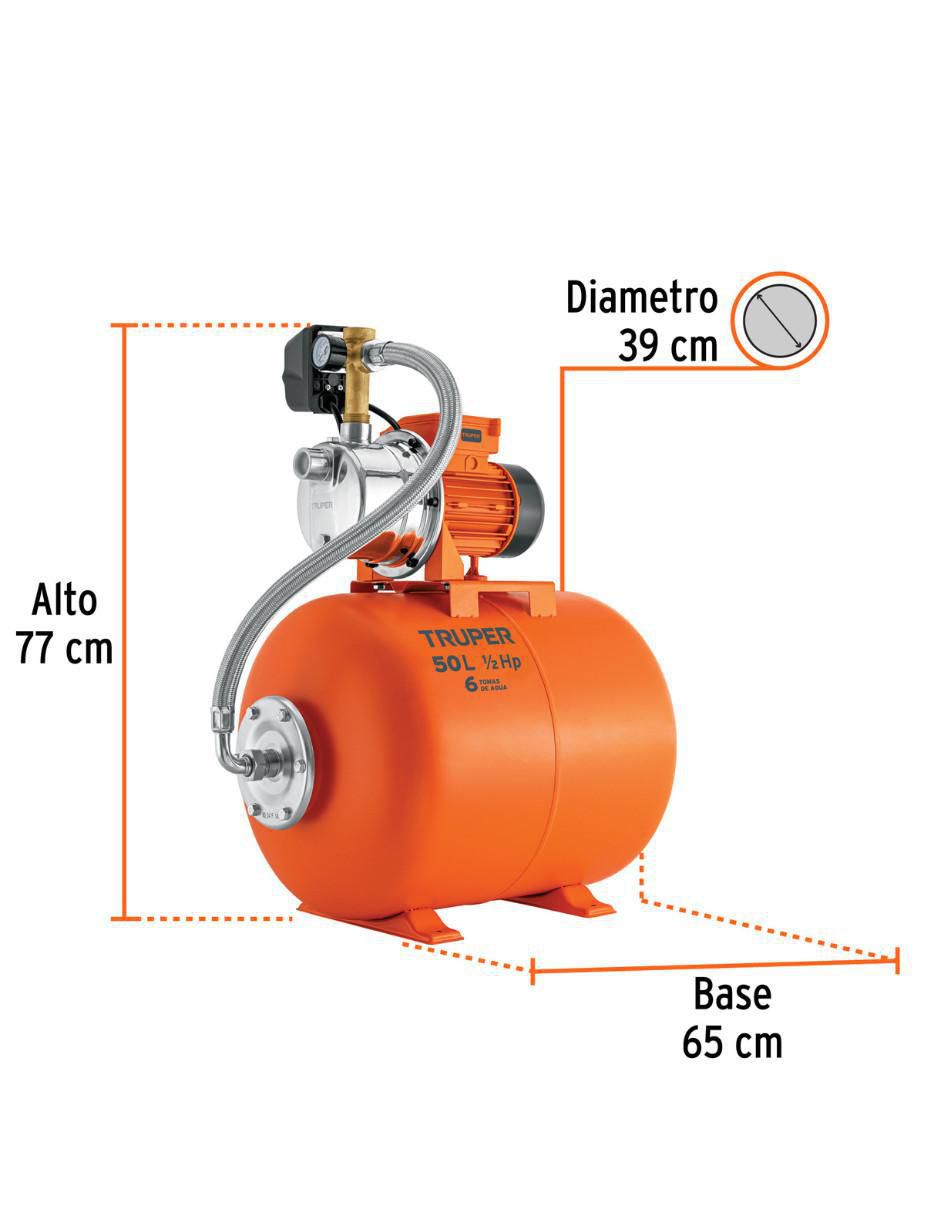 Bomba de agua hidroneumática Jet 1/2 HP 4