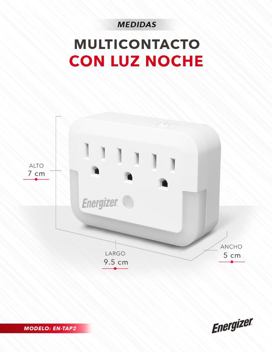 Multicontacto EN-TAP2 de 3 contactos 10