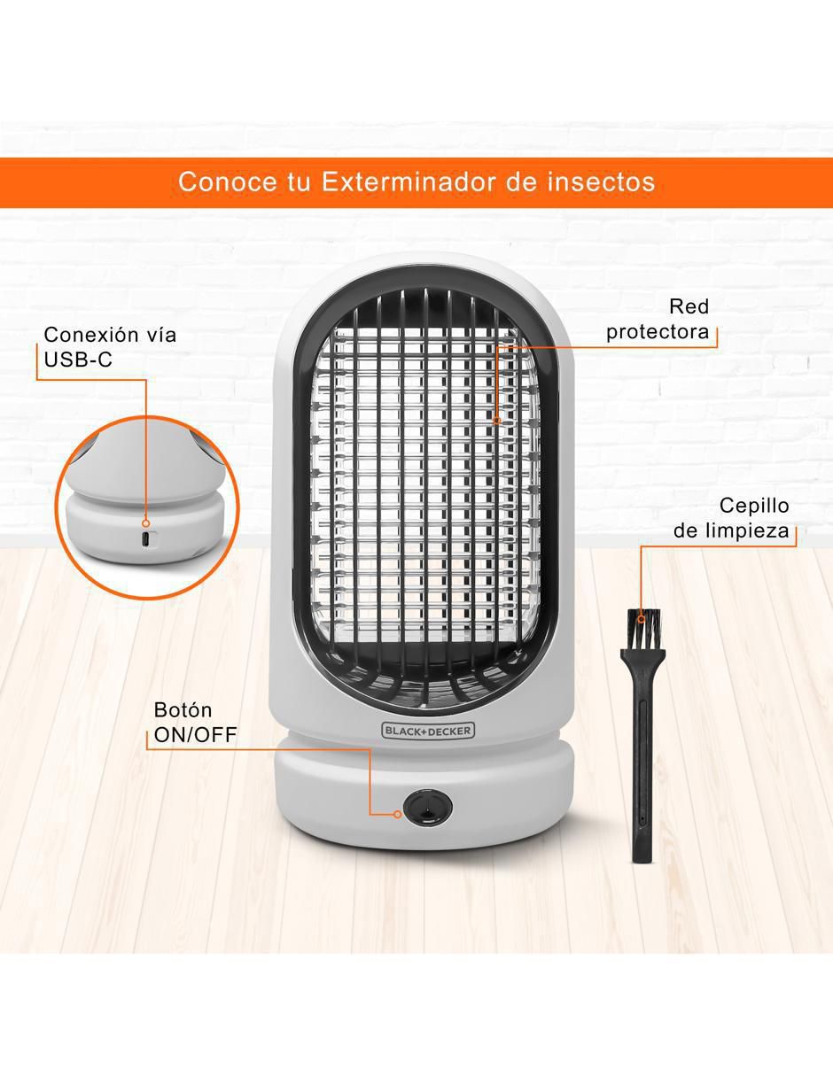 Lámpara mata insectos recargable 2