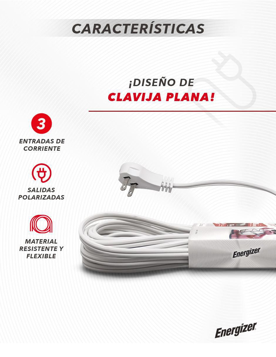 Extensión eléctrica 10 m 4