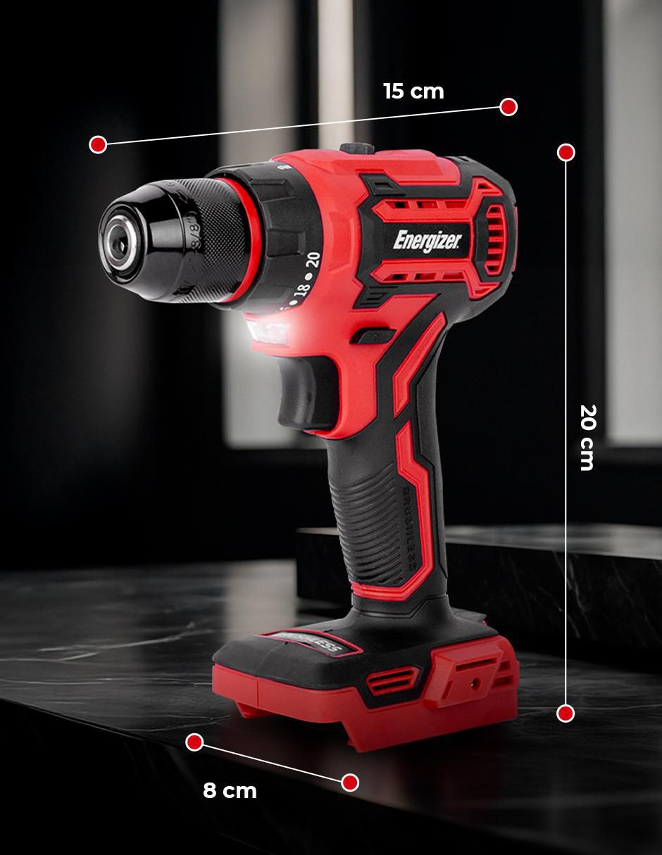Taladro inalámbrico EZLCD38bL-CB2 de 20 V 10