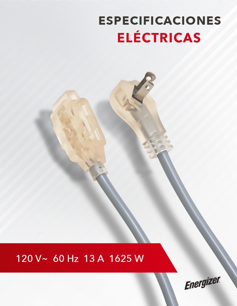 Extensión eléctrica 15 m 5