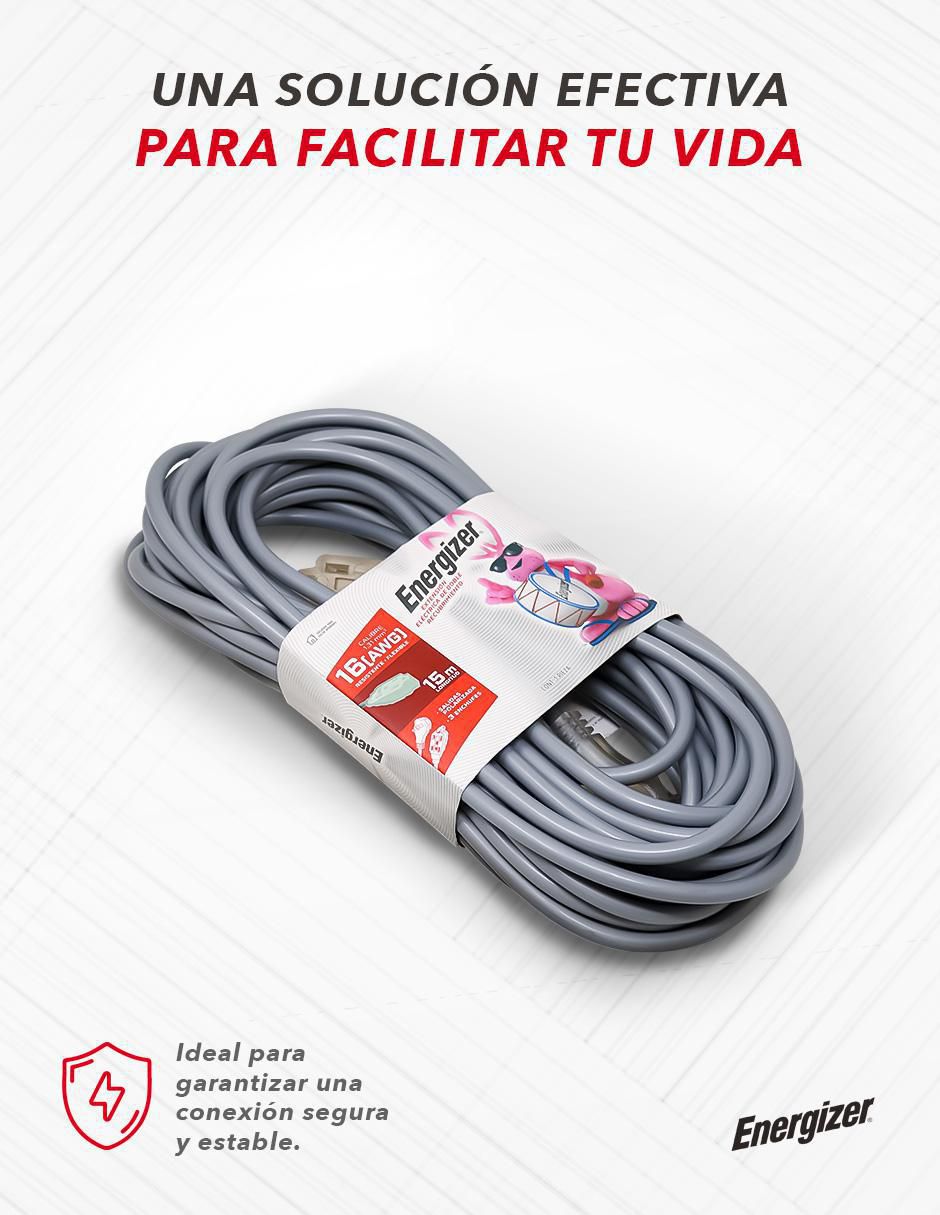 Extensión eléctrica 15 m 7