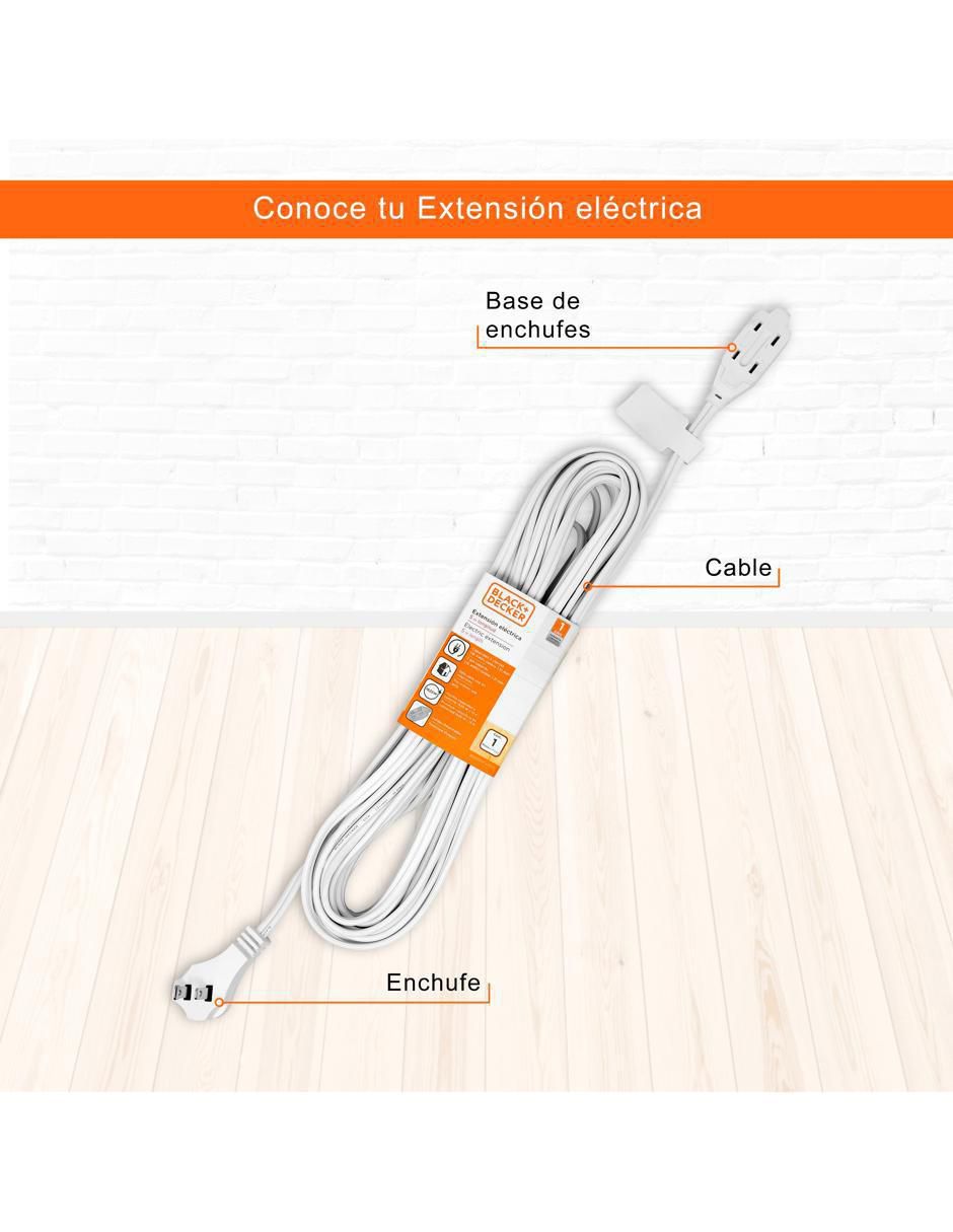 Extensión eléctrica 5 m 2