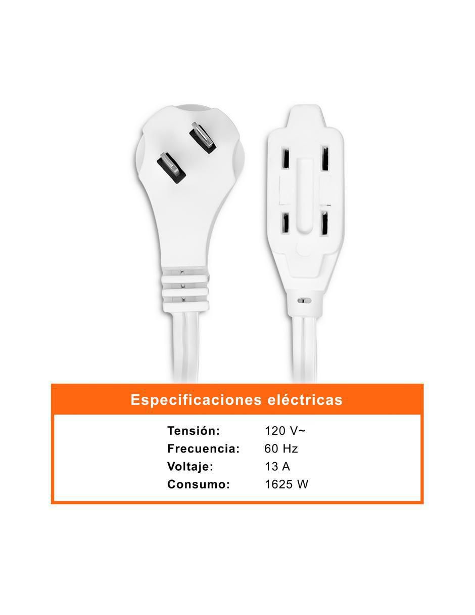 Extensión eléctrica 5 m 7