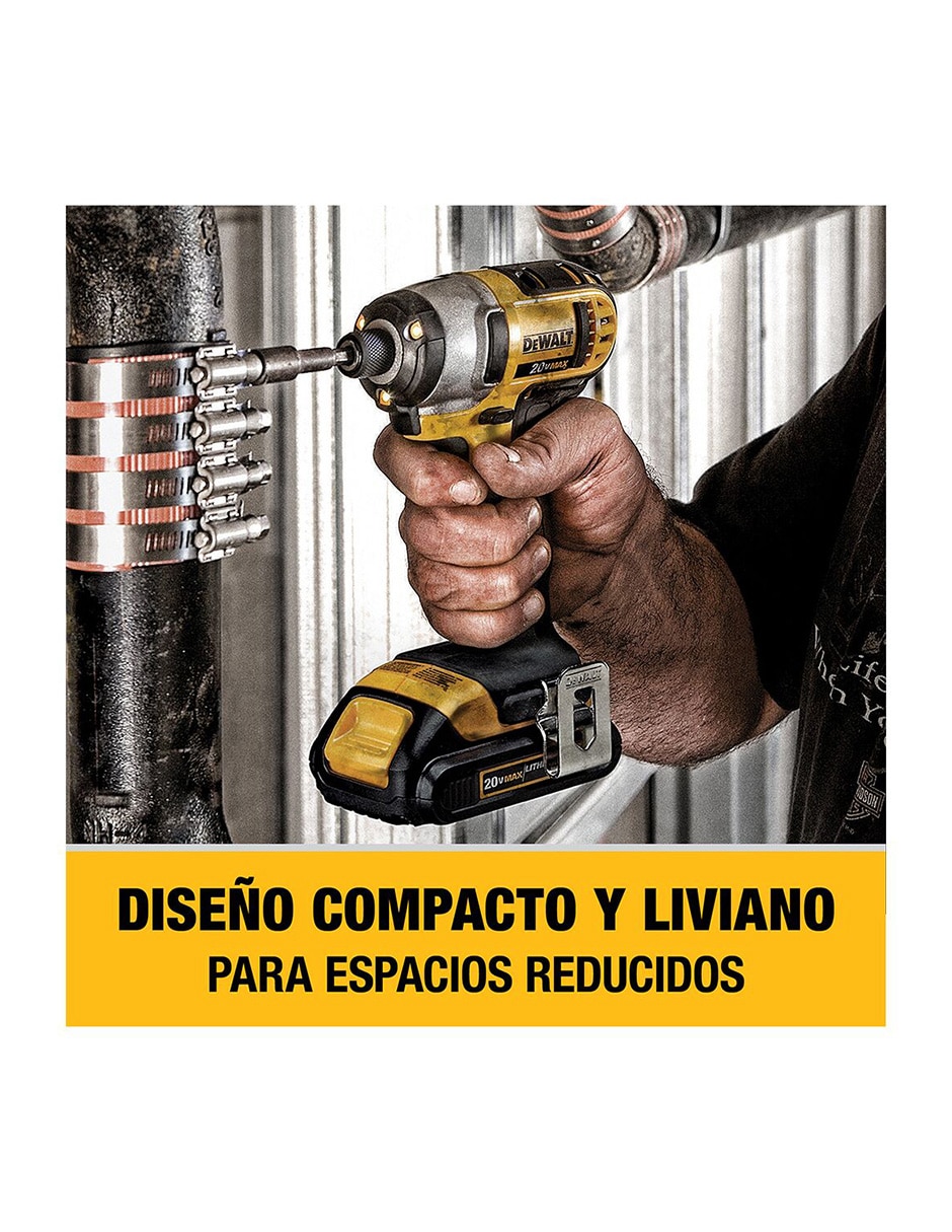 Taladro y llave de impacto inalámbrico 
DCK240C2 de 20 V 2