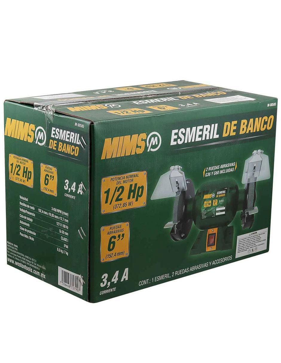Esmeril de banco Weston 127V/60 Hz 7