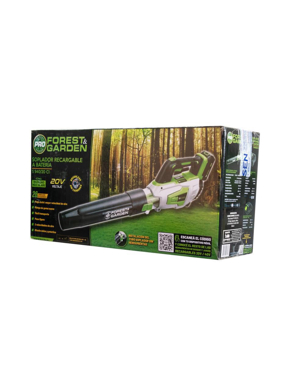 Sopladora a batería recargable Forest & Garden S 940/20 C1 1050 MPH 570 CFM 7