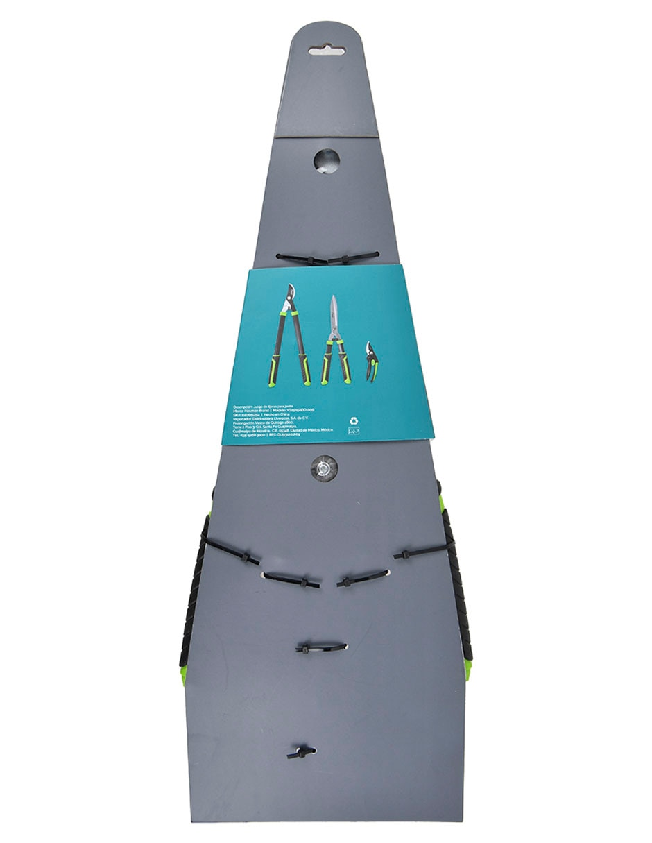 Set de tijeras para podar punta plana YS2505ADD-009 12