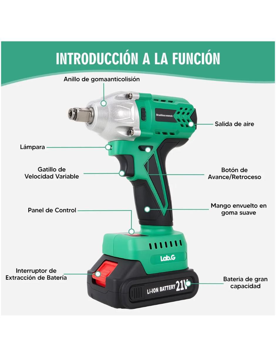 Taladro y taladro de impacto inalámbrico de 110-220 V 4