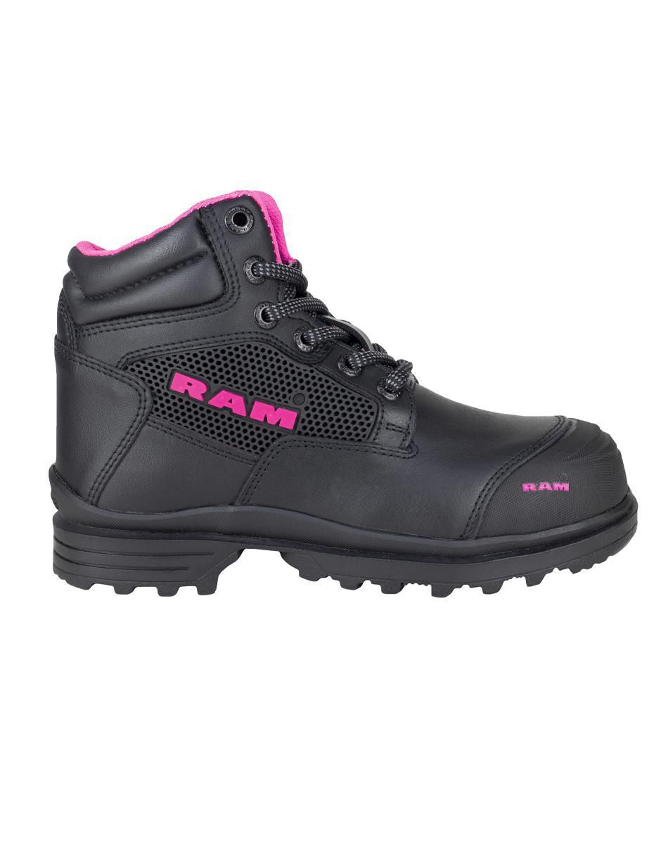 Bota industrial ram "de" cuero