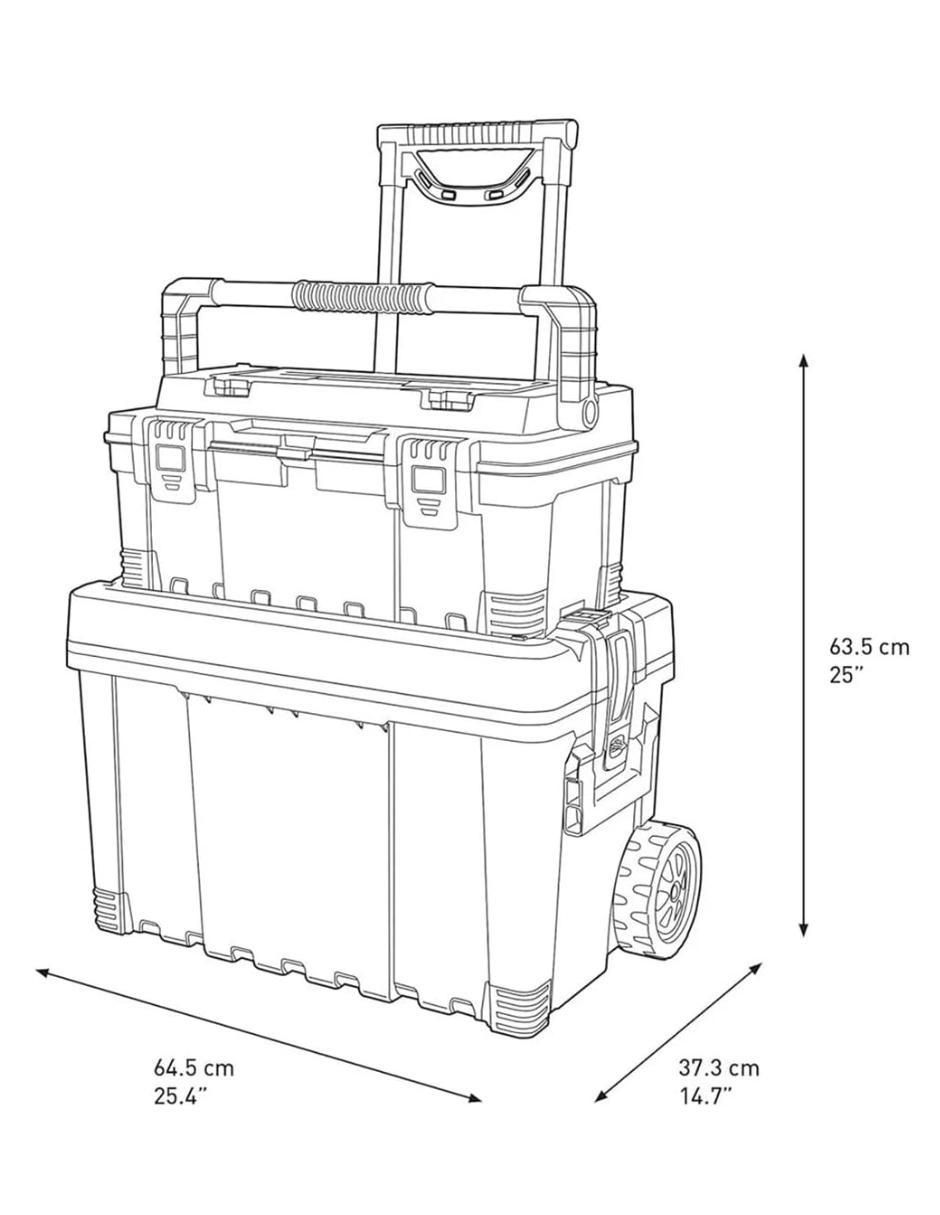 Caja de herramientas 2 compartimentos 7