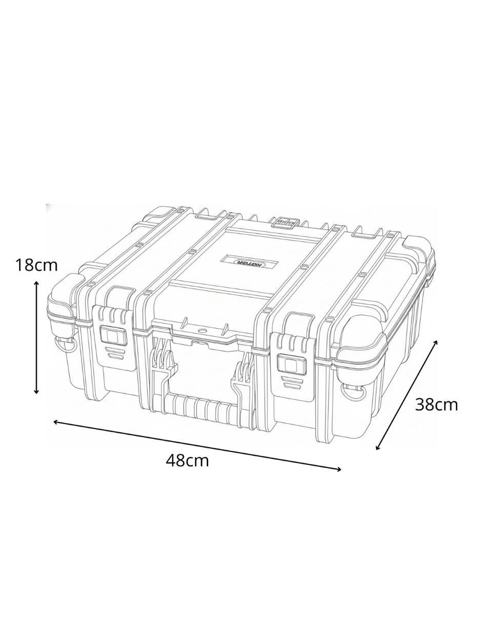 Caja de herramientas 4 compartimentos 10
