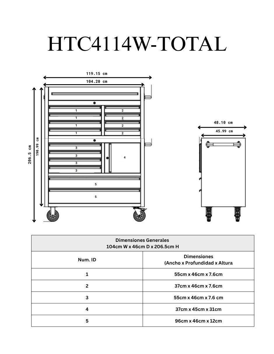 Gabinete armable de acero inoxidable 9