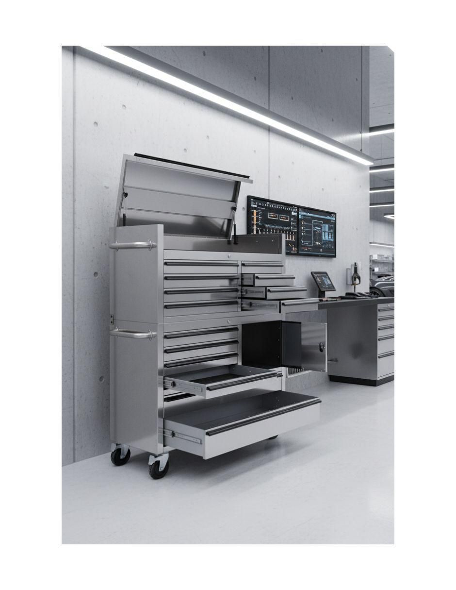 Gabinete armable de acero inoxidable 6