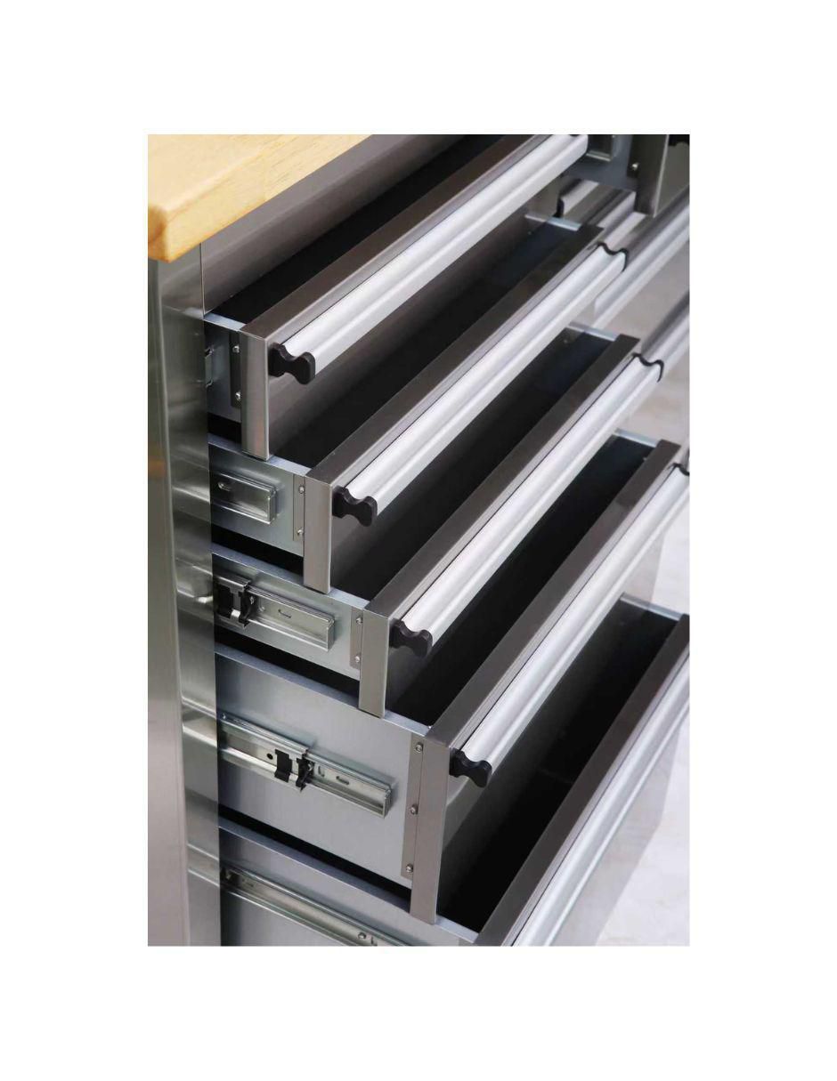 Gabinete armable de acero inoxidable 10