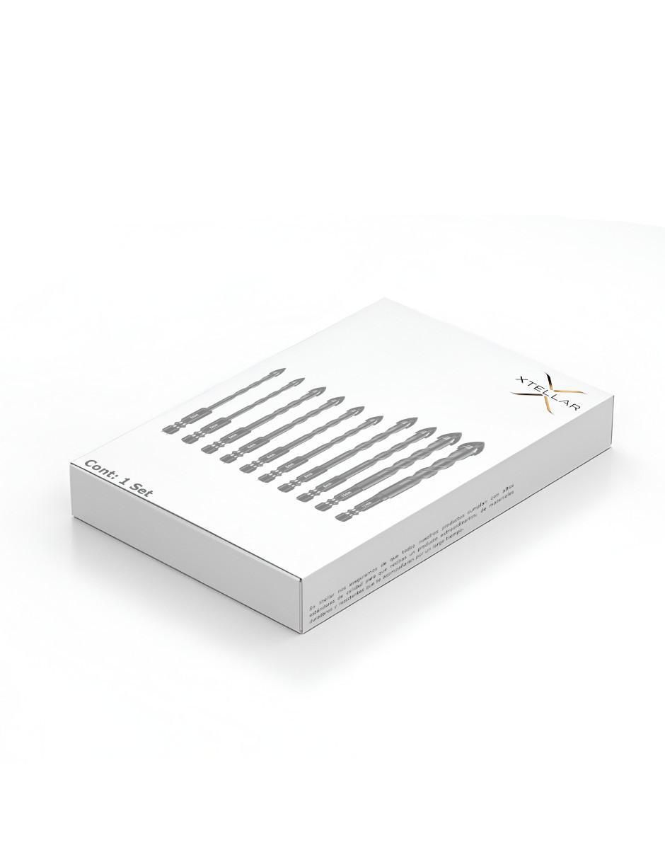 Juego brocas para concreto con 10 piezas 3