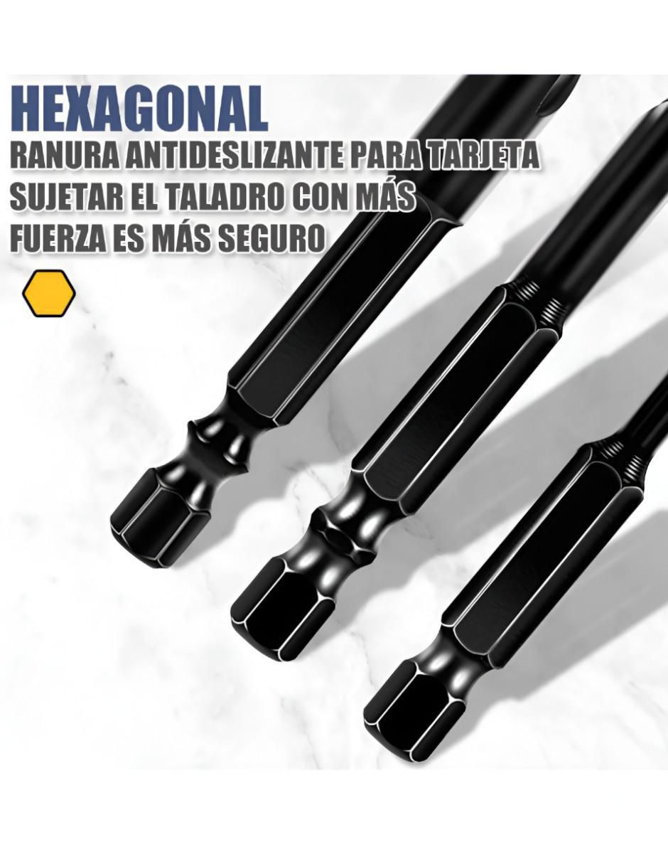 Juego brocas multimateriales con 10 piezas 4