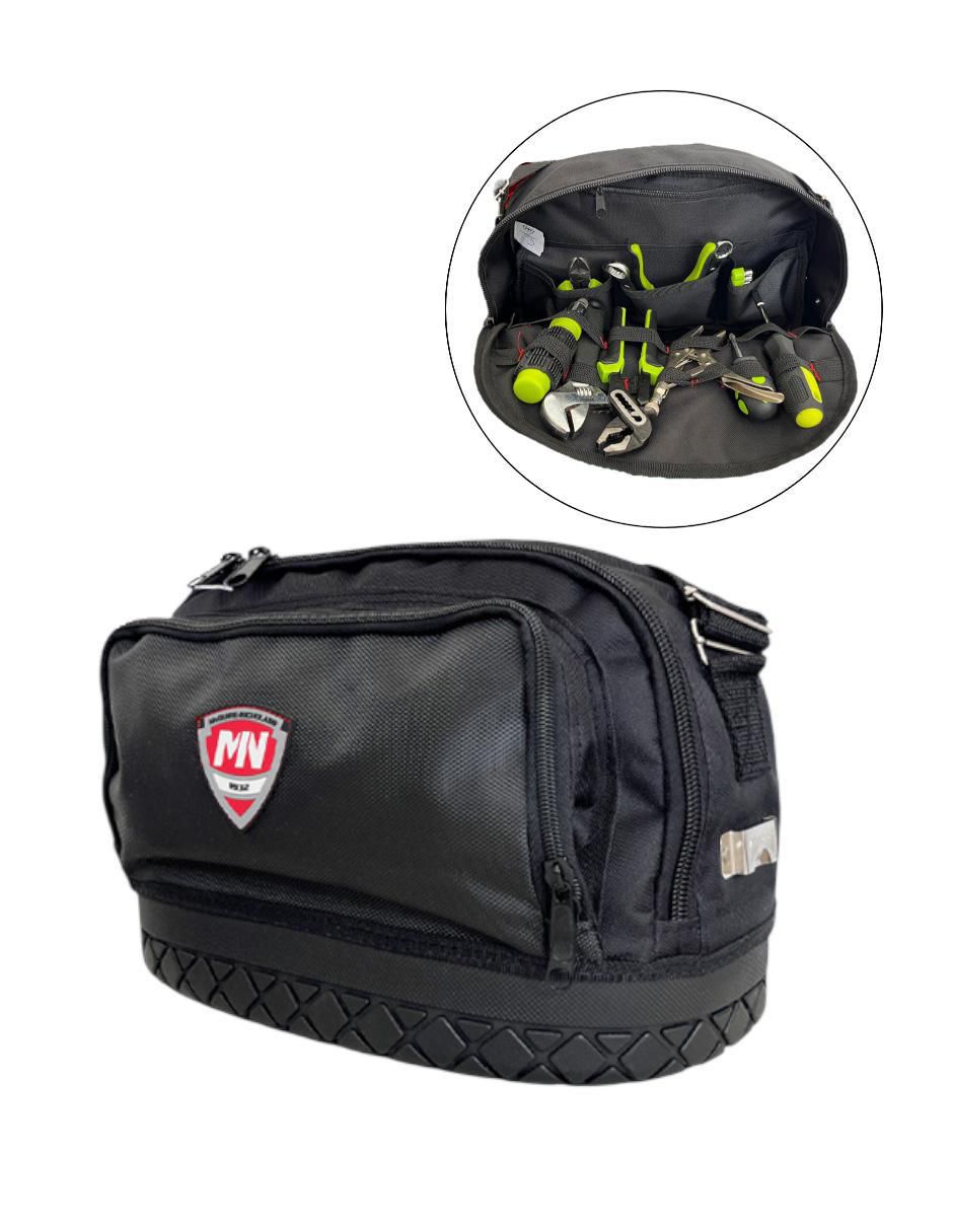 Kit mochila de herramientas 9 compartimentos 4