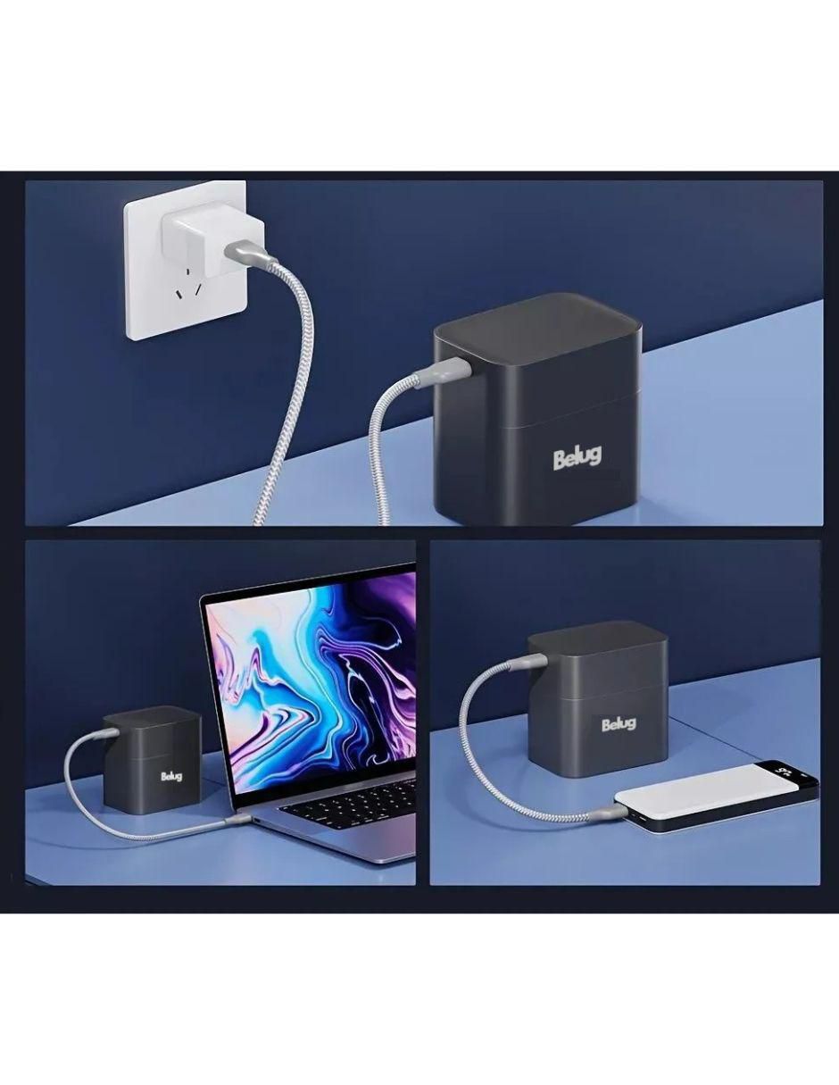Cargador de pilas de 35 W USB + USB tipo 3
