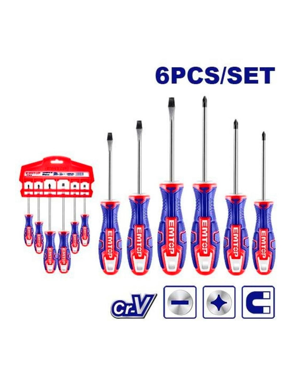 Set de desarmadores ESST0602 6 piezas 2