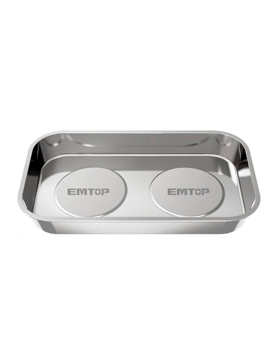 Bandeja magnética rectangular de acero inoxidable 1