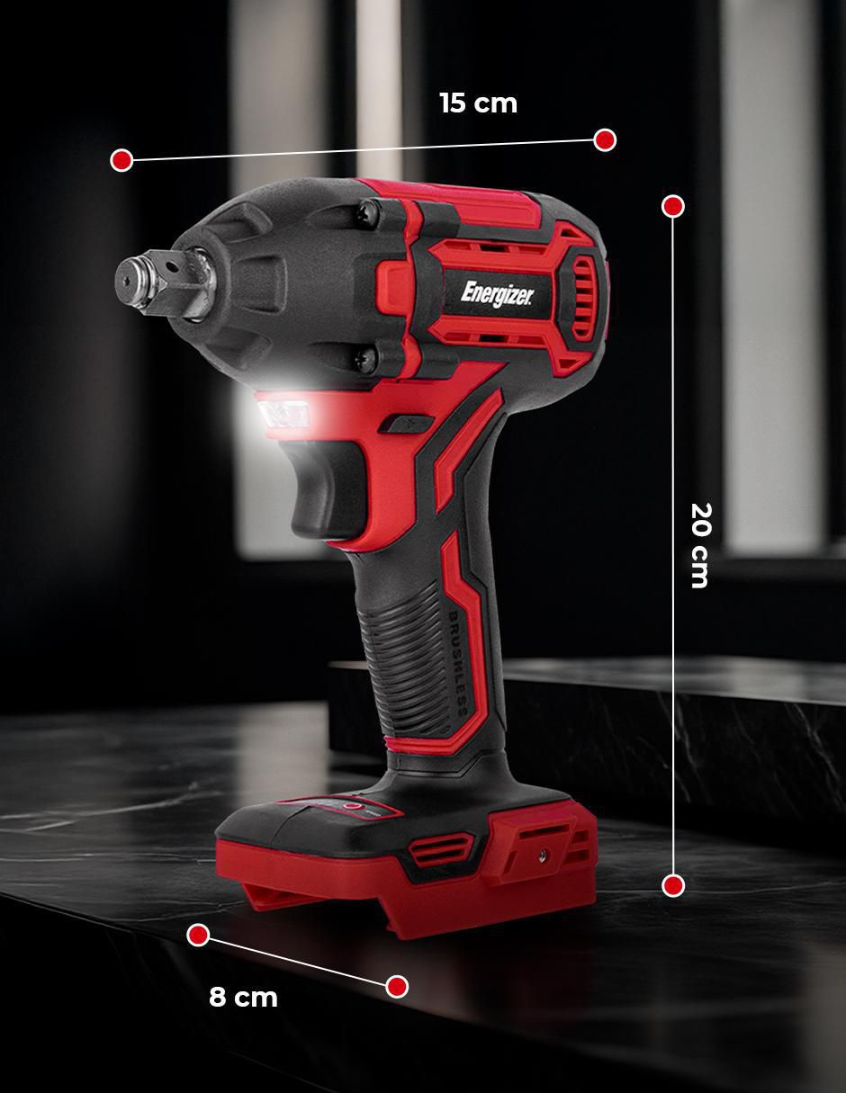 Kit Taladro y llave de impacto EZLCOM1500CB2 de 20 V 9