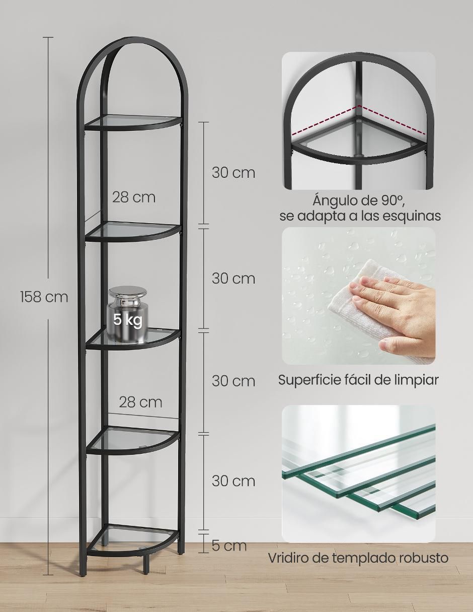 Estante esquinero MLGT810B61 6