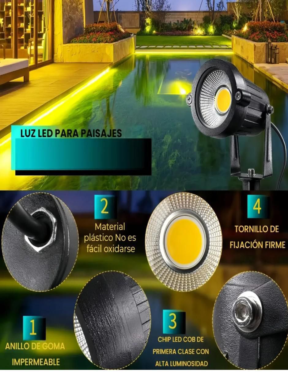 Set lámparas LED 10 piezas 3