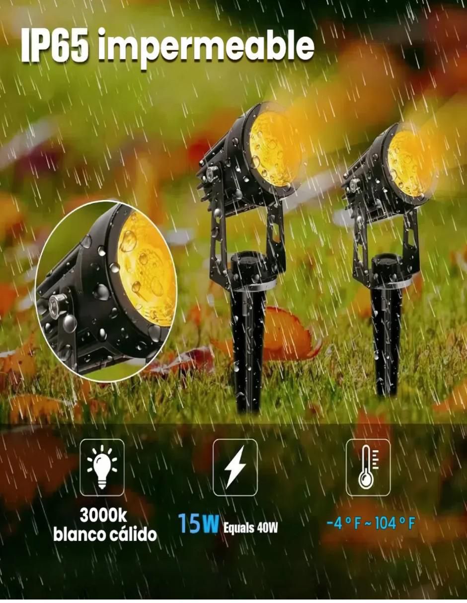 Set lámparas LED 10 piezas 4