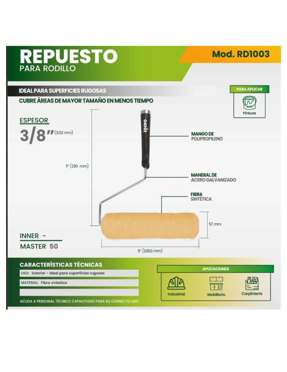Rodillo para pintar 3