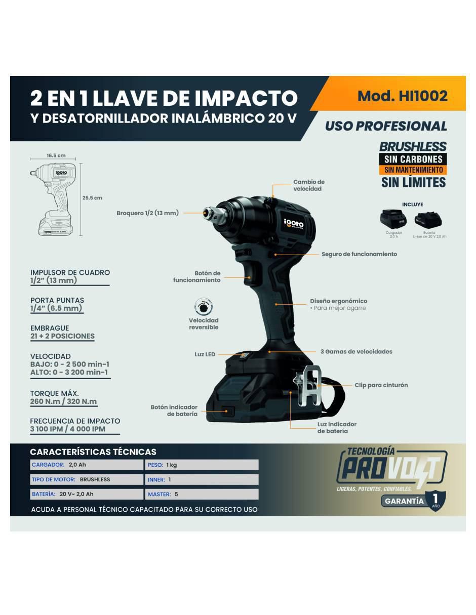 Kit herramienta eléctrica 4
