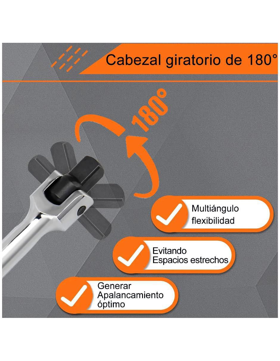 Juego de llaves combinadas 3 piezas 4