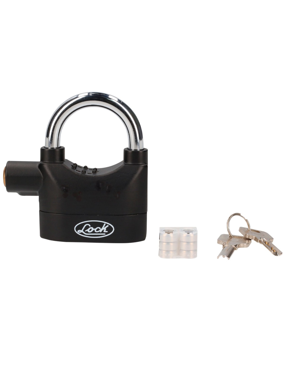 Candado con alarma de llave 2