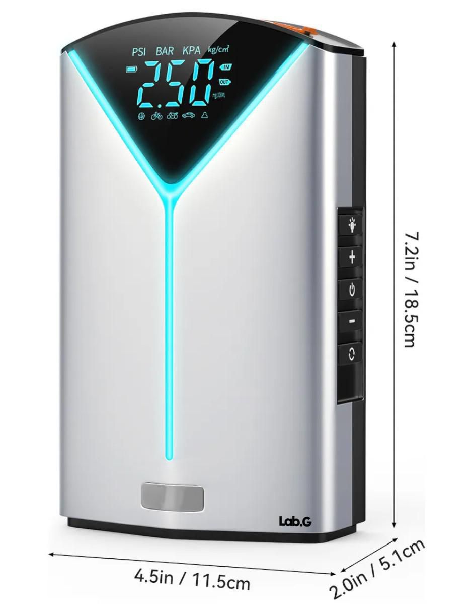 Cargador de batería de 125 W USB tipo a + USB tipo c 4