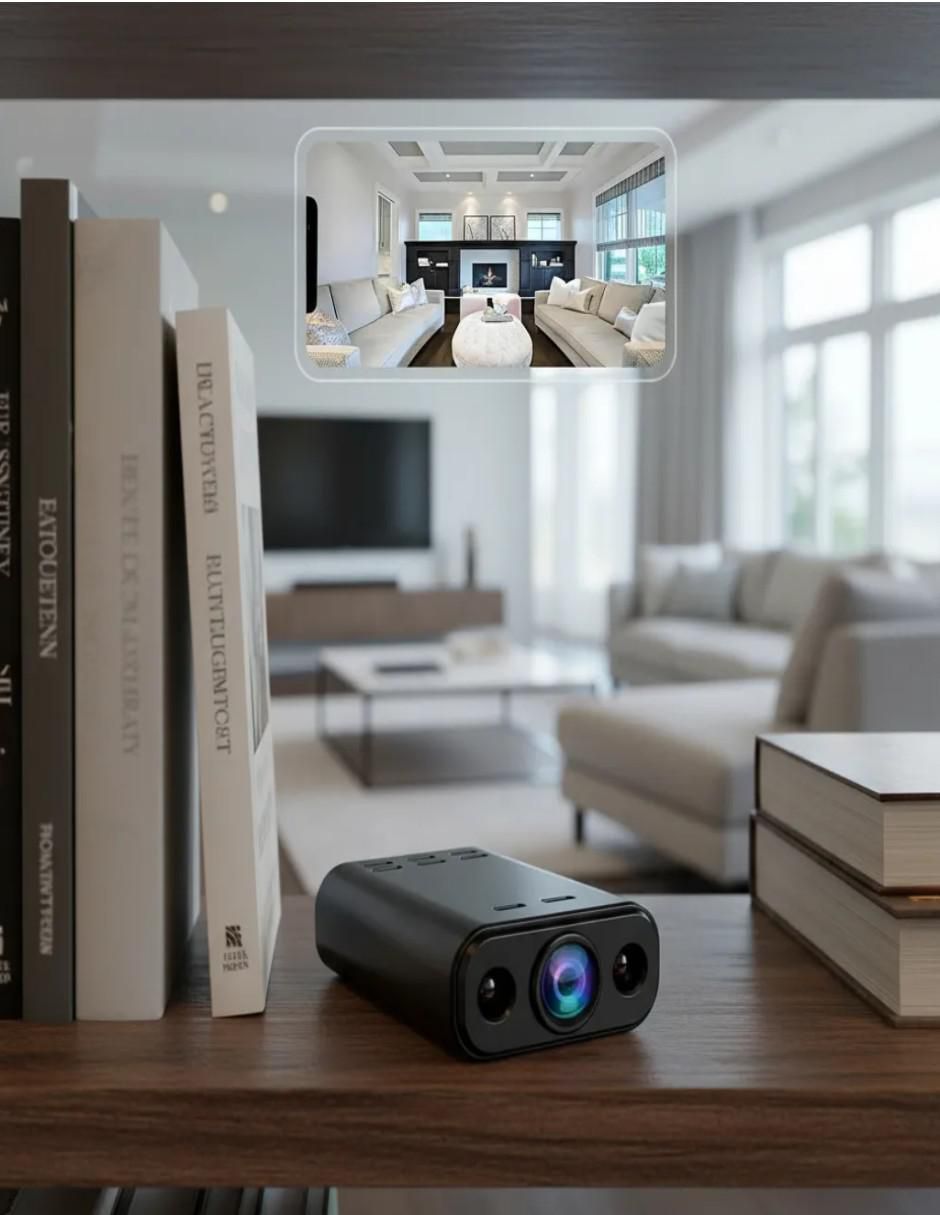 Cámara Wi-Fi de seguridad inalámbrica 2K 150° a 60°  con capacidad para grabar visión nocturna para interior 7