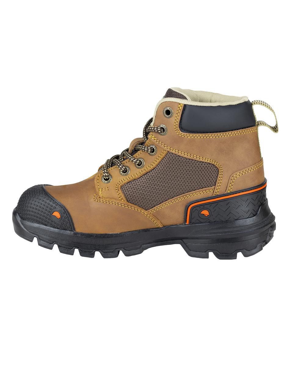 Bota industrial de cuero y tela 3